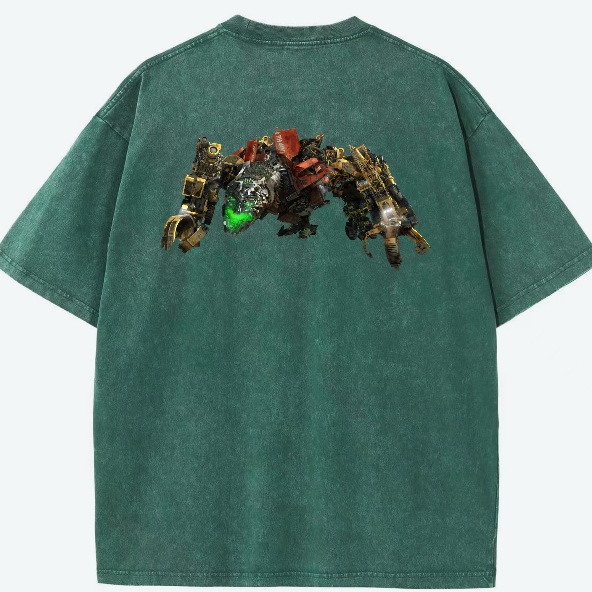 （画像用） Transformers トランスフォーマー 綿100% ヴィンテージ風 半袖Tシャツ（背面プリント）